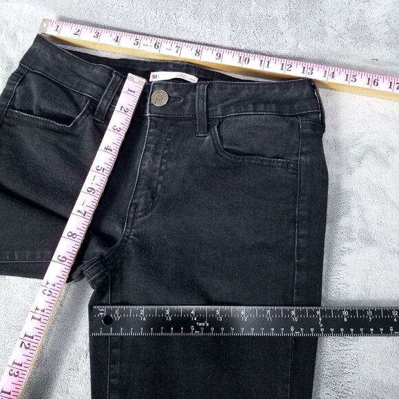 SO Jeans Women's 7/28W Black Low Rise  Jegging - Picture 4 of 11